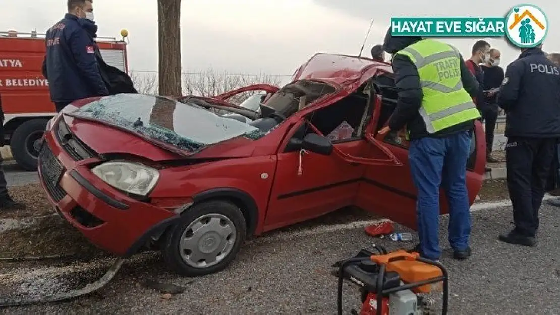 Akçadağ'da feci kaza: 1'i ağır 2 yaralı