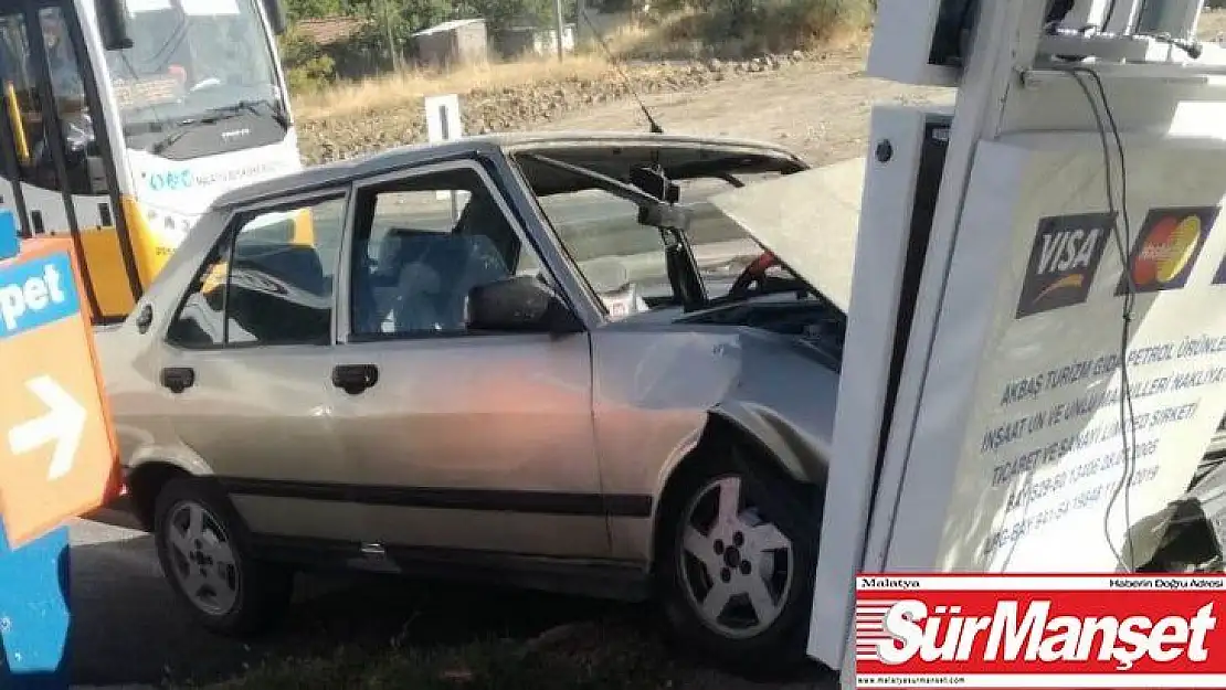 Akçadağ'da trafik kazası: 1 yaralı