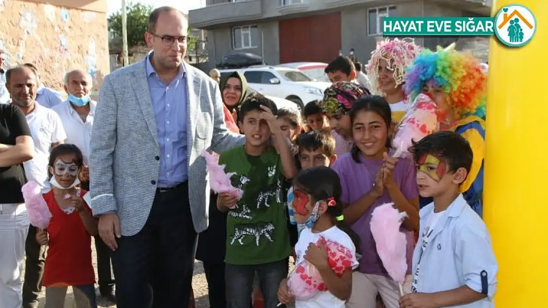 Akköy çocukları şenlikte gönüllerince eğlendi