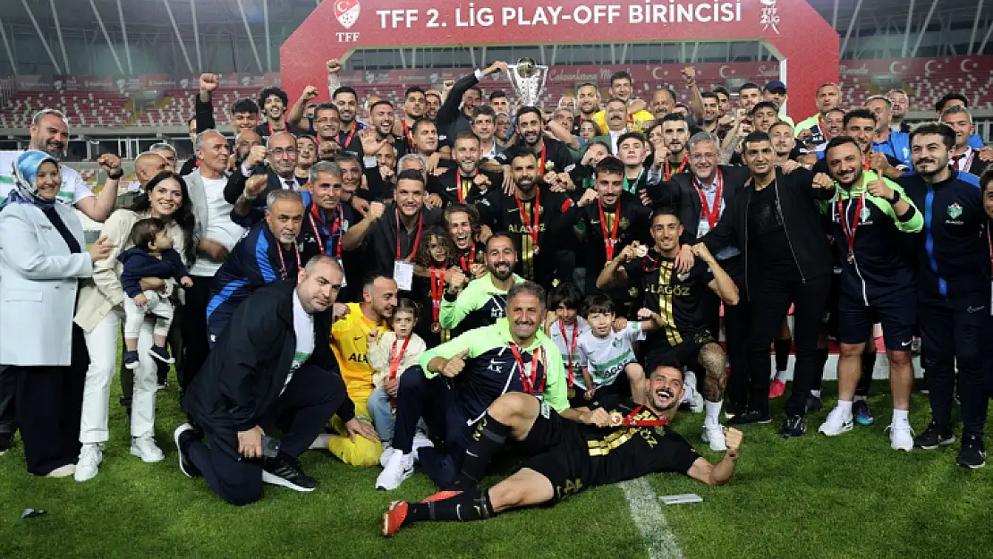 Alagöz Holding Iğdır FK, Trendyol 1. Lig'e yükseldi