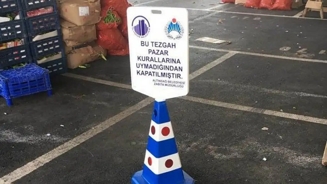 Altındağ'da kaba üsluba tezgâh kapama cezası