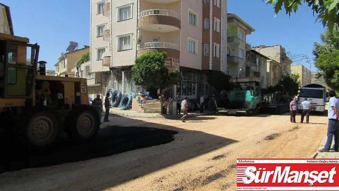 Altyapı tamam sıra asfaltta