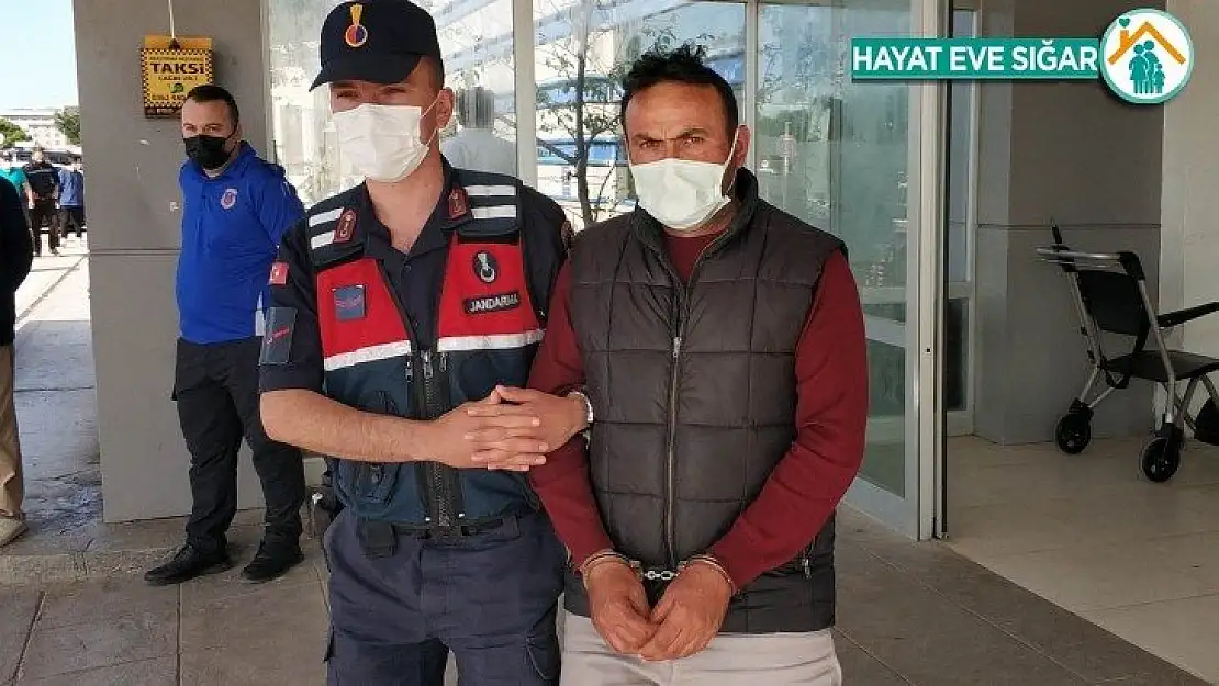 Amcasını darptan tutuklandı, Covid-19 testine götürülürken tehdit etti