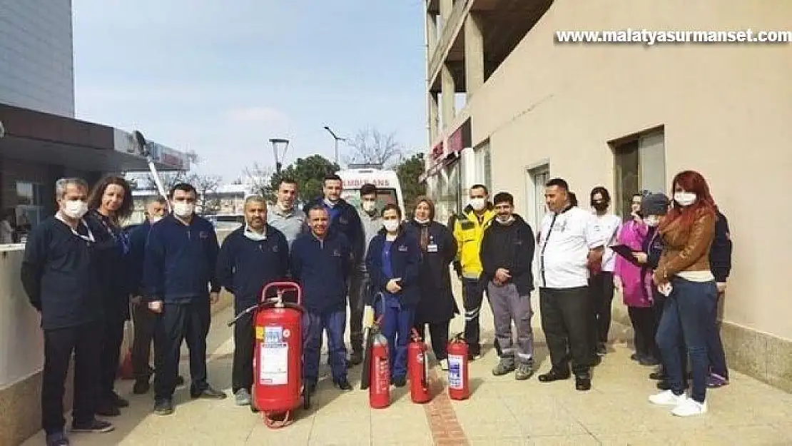 ANKA'da yangın söndürme eğitimi verildi