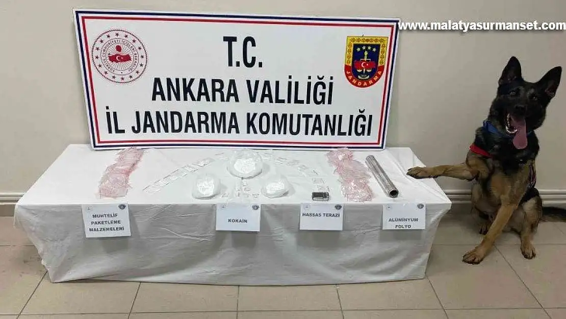 Ankara'da jandarmadan uyuşturucu operasyonu