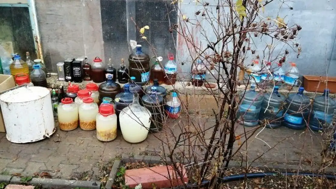 Ankara'da kaçak içki operasyonu