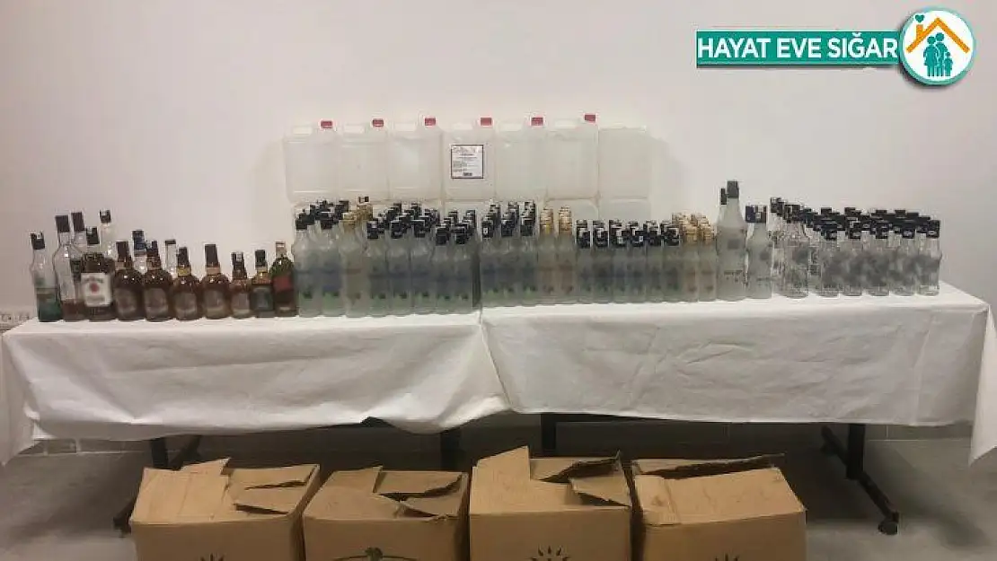 Ankara'da sahte alkol satanlara suçüstü