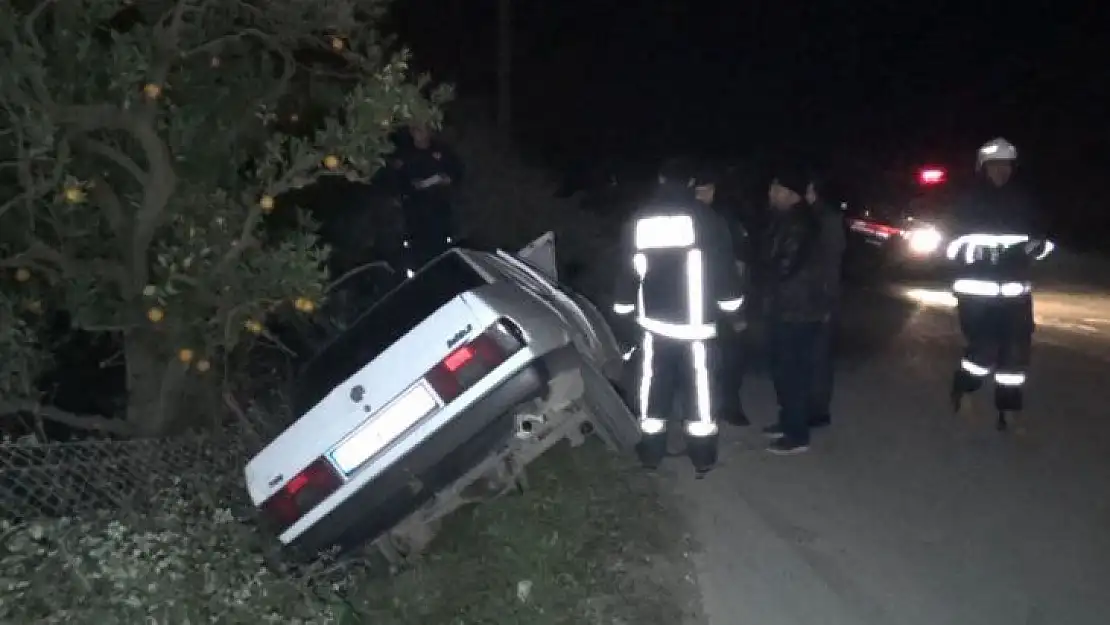 Antalya'da trafik kazası 1 ölü, 1 yaralı