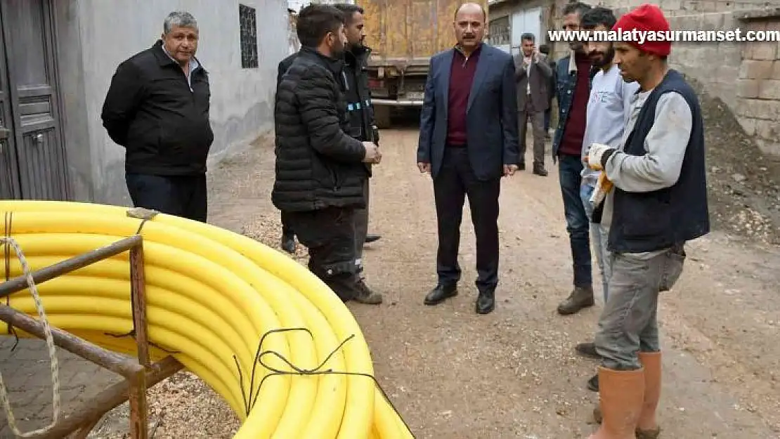 Araban'da doğalgaz alt yapı çalışmaları devam edecek