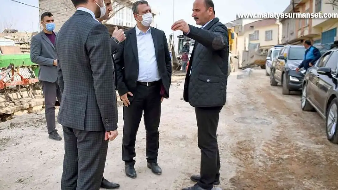 Araban'da doğalgaz çalışmaları sürüyor