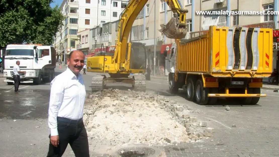 Araban'da içme suyu terfi hattı yenileme çalışarı başladı