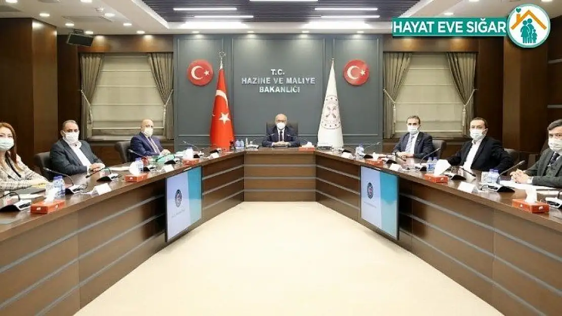Arslan'dan Hazine ve Maliye Bakanı Elvan'a ziyaret
