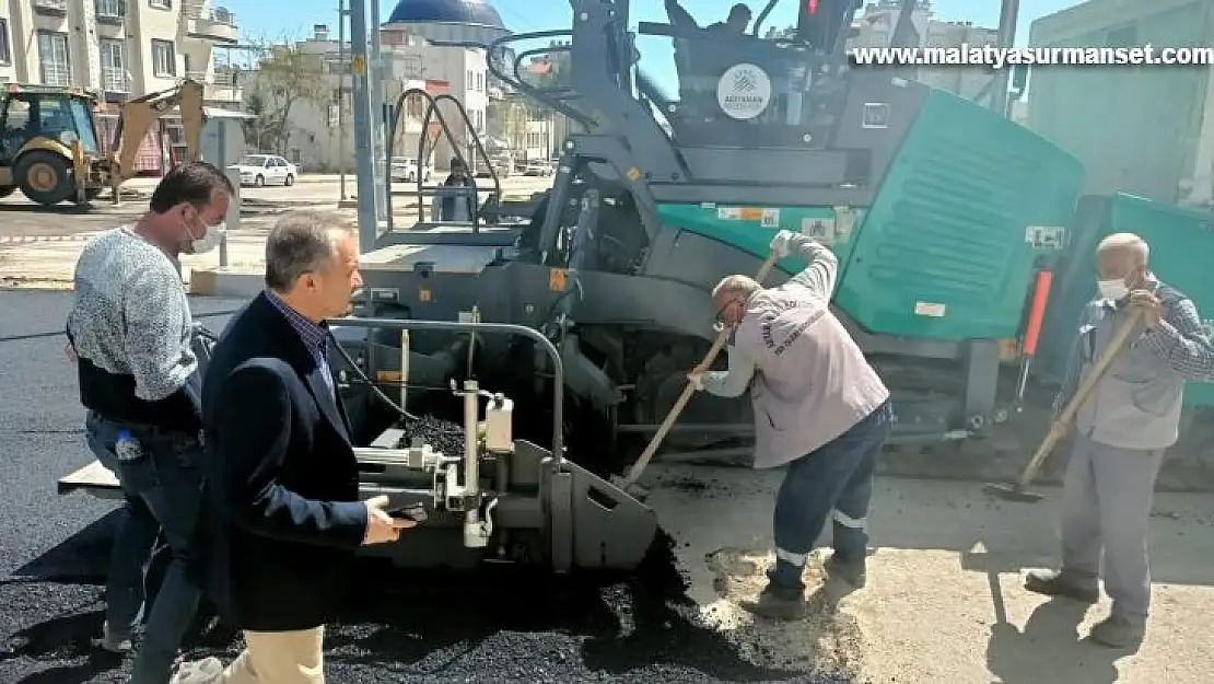 Asfalt çalışmaları devam ediyor