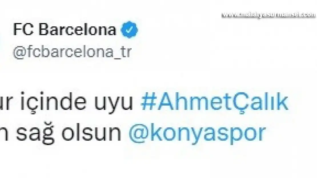 Avrupa futbolundan Ahmet Çalık için taziye mesajları