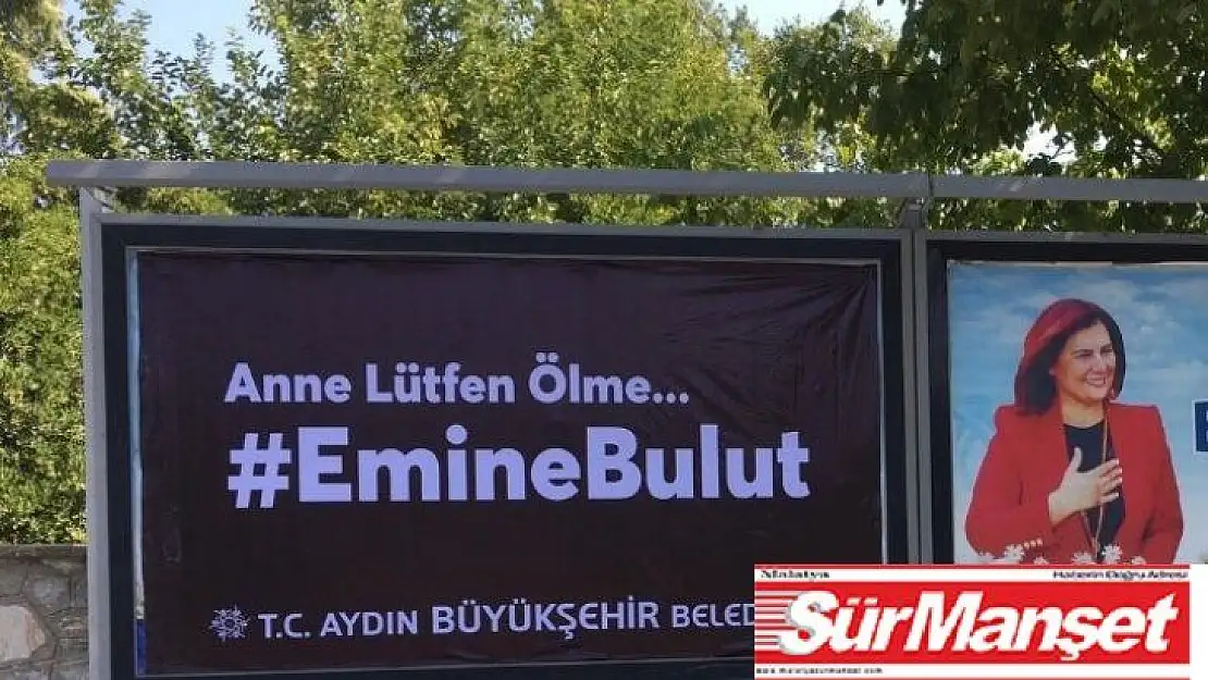 Aydın Büyükşehir bilboardları ve durakları Emine Bulut ile donattı