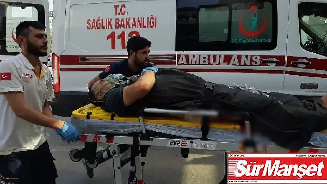 Bacağını spiralle kesen kişi ağır yaralandı