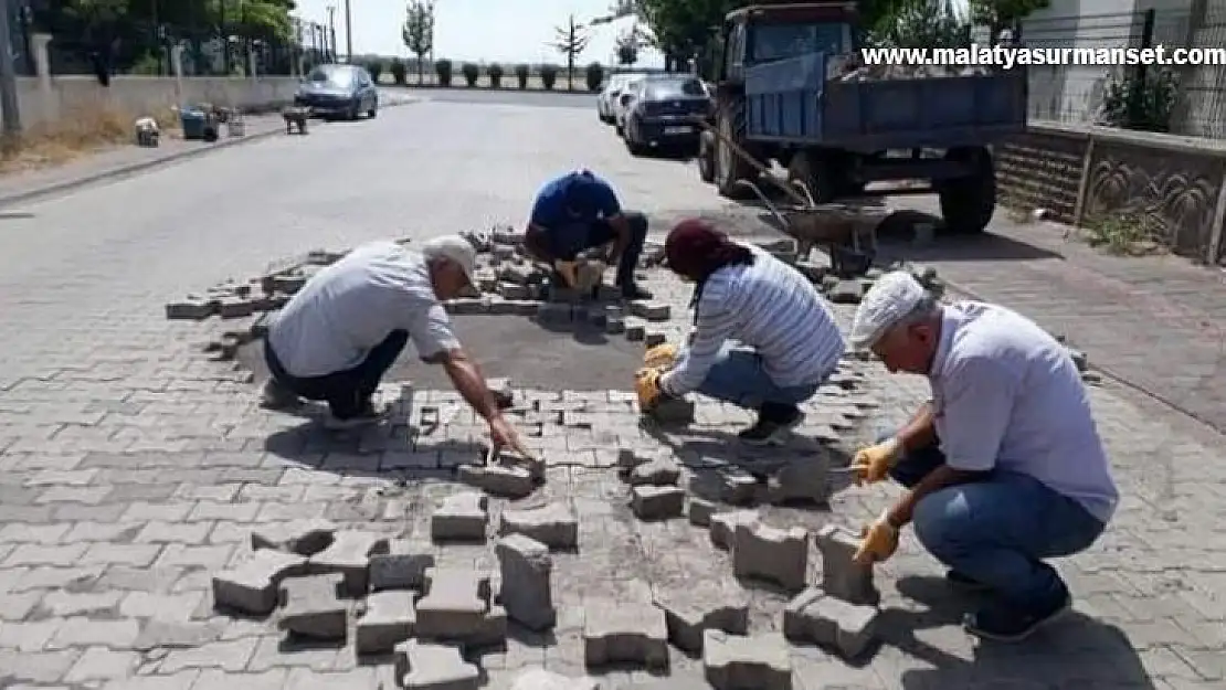 Bağlar Belediyesinden parke çalışmaları