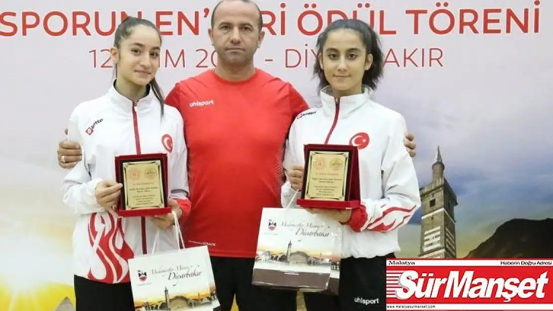 Bağlar Belediyespor'un Milli Karatecilerine 'Yılın Enleri ' ödülü