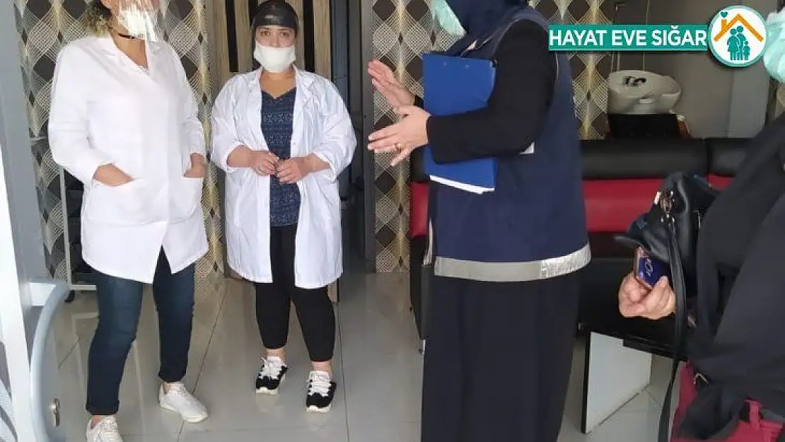 Bağlar'da kuaförler ve güzellik merkezlerini denetlendi