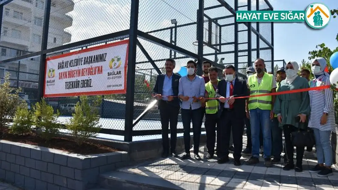 Bağlar İlçe Belediye Başkan Beyoğlu, 2 ayda gençlere spor tesisi yaptırdı