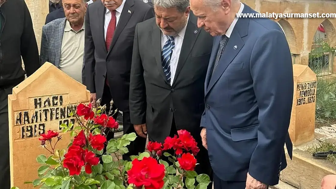 Bahçeli'den Şehit Hamido'nun mezarına ziyaret