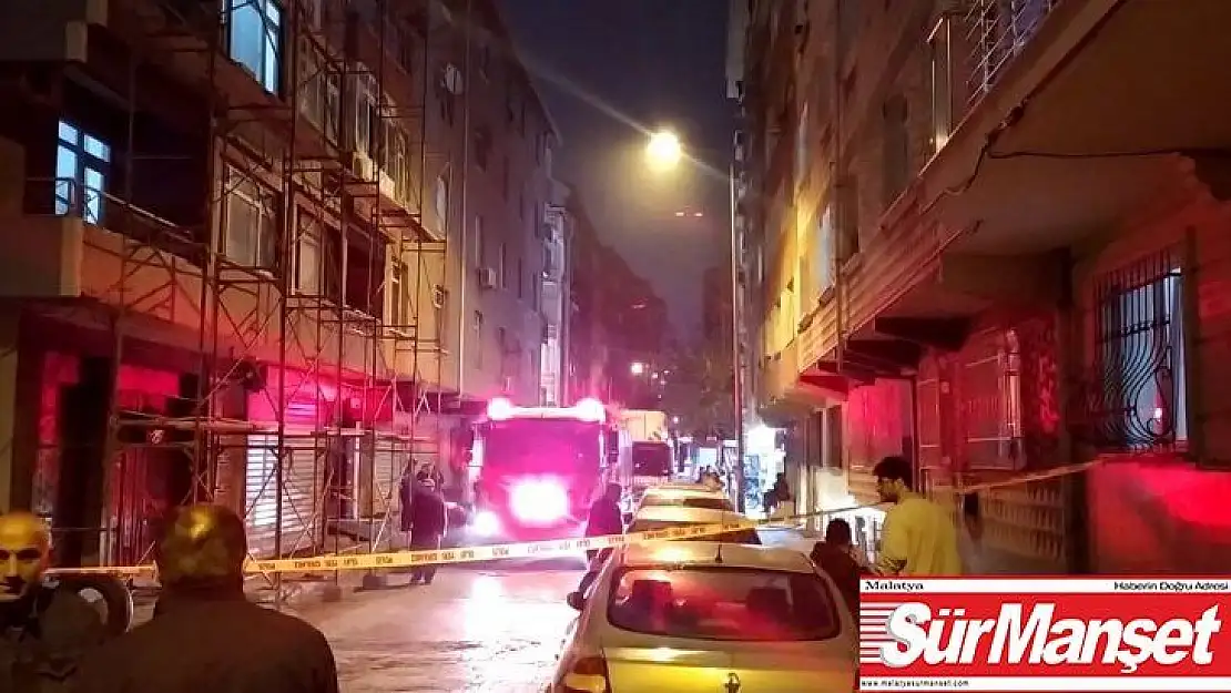 Bahçelievler'de korkutan yangın 9 kişi dumandan etkilendi