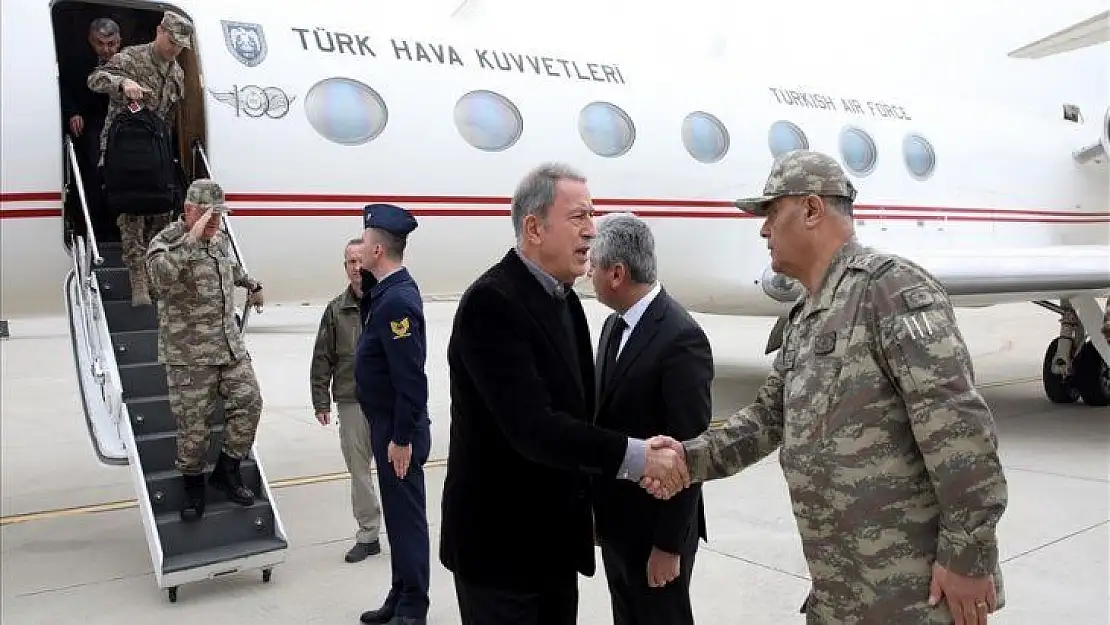 Bakan Akar ve komutanlar Hatay'da