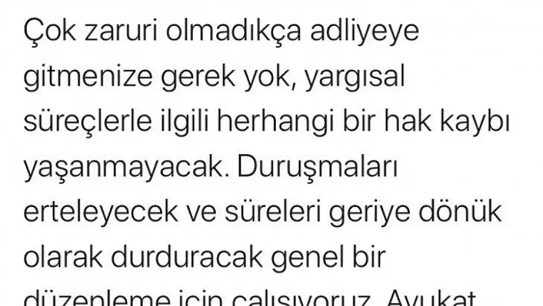 Bakan Gül: 'Süreleri geriye dönük olarak durduracak genel bir düzenleme için çalışıyoruz'