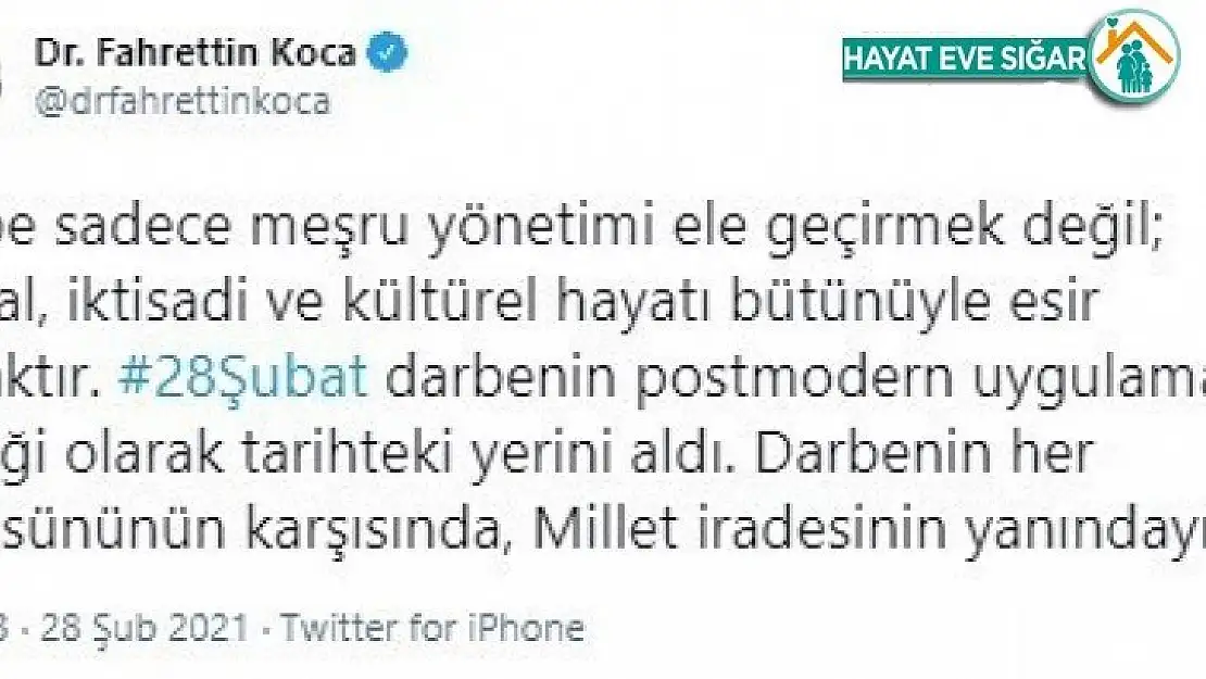 Bakan Koca: