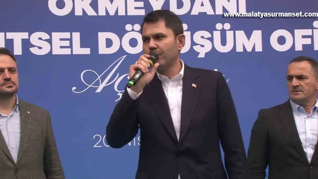 Bakan Kurum: Kendi dönüşüm yapmak isteyen vatandaşı yapım ve finans desteği vereceğiz