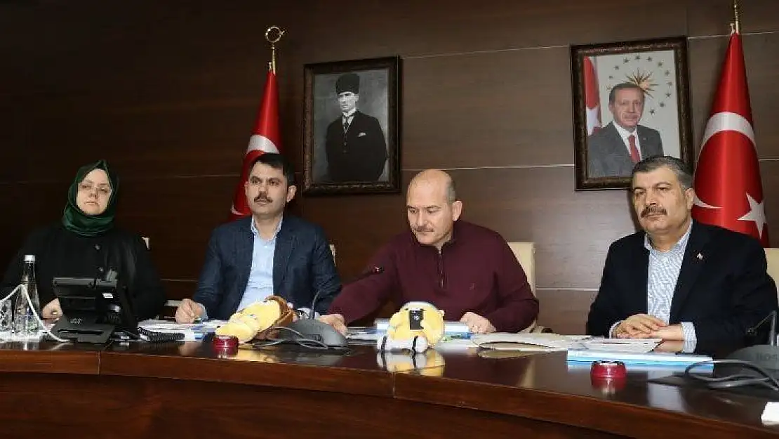 Bakan Soylu: '3 Şubat'ta açılacak olan okullar, Elazığ'ın tamamında 10 Şubat'ta açılacak'