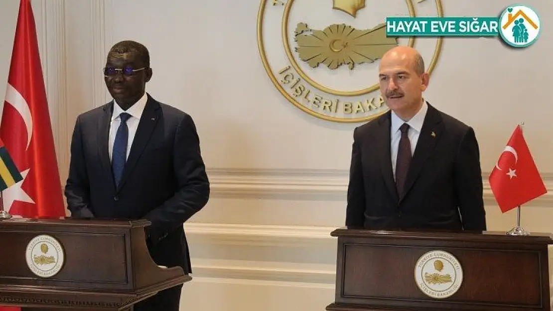 Bakan Soylu, Togo Güvenlik ve Sivil Savunma Bakanı Yark ile bir araya geldi