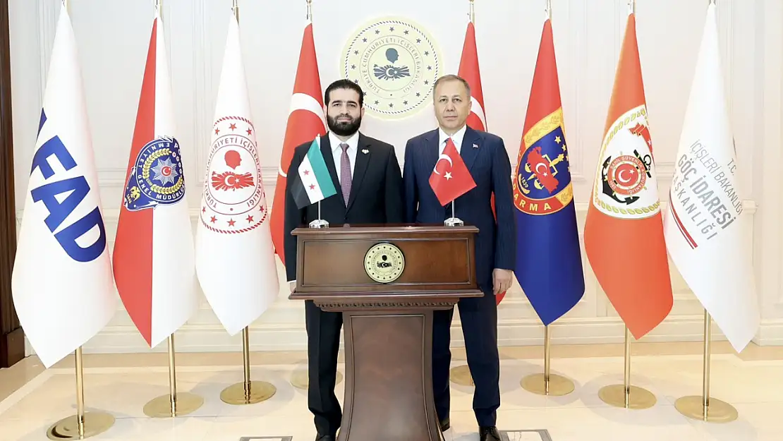 Bakan Yerlikaya, Suriye İçişleri Bakanı Hattab ile görüştü