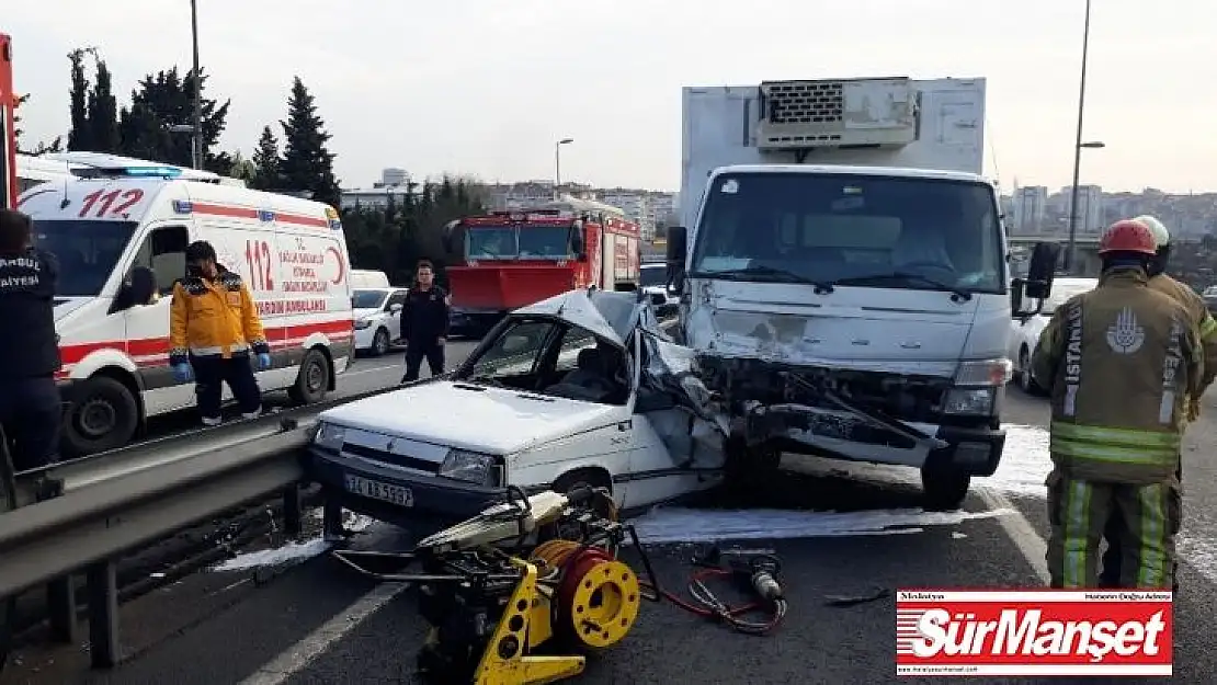 Bakırköy E-5'te feci kaza: 1 kişi hayatını kaybetti