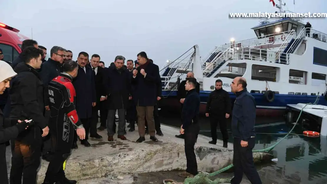 Baraja düşen yolcu otobüsünde arama çalışması tamamlandı