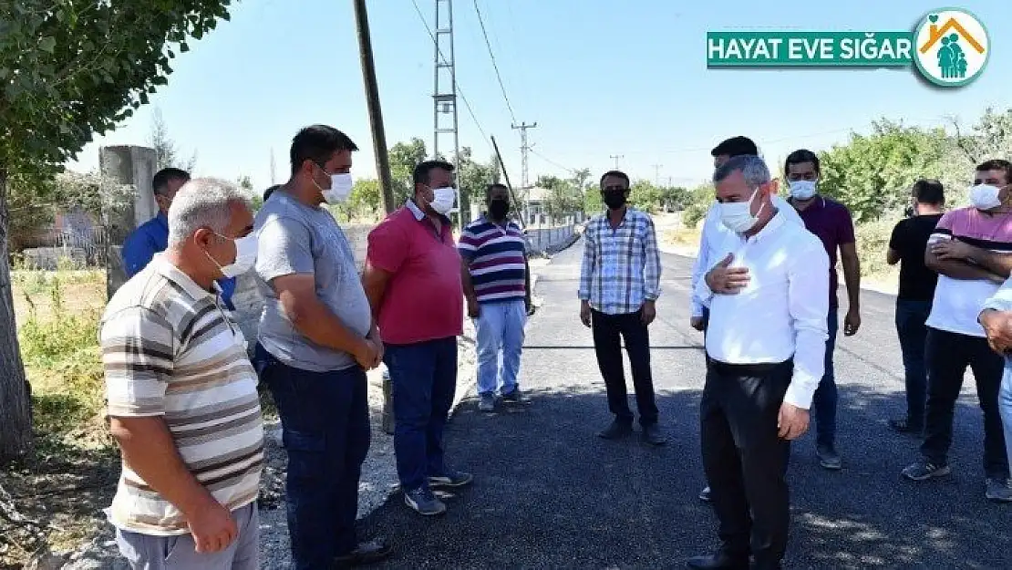 Başkan Çınar,  yol yenileme çalışmalarını inceledi