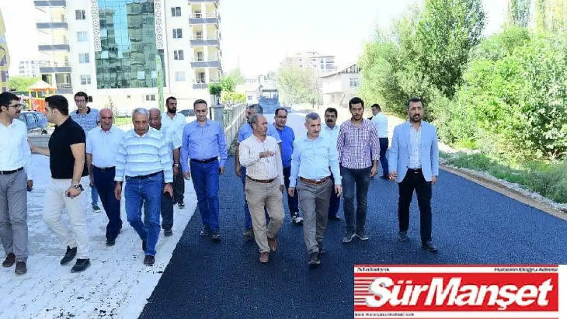 Başkan Çınar, Tecde Mahallesinde çalışmaları inceledi