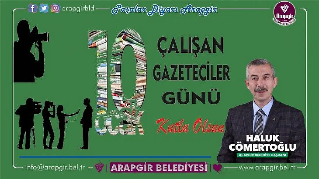 Başkan Cömertoğlu'ndan 10 Ocak Çalışan Gazeteciler Günü mesajı