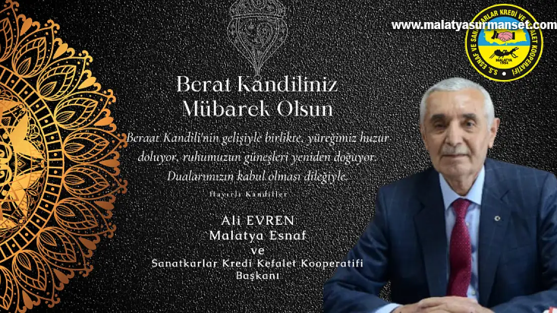 Başkan Evren'den Berat Kandili Mesajı