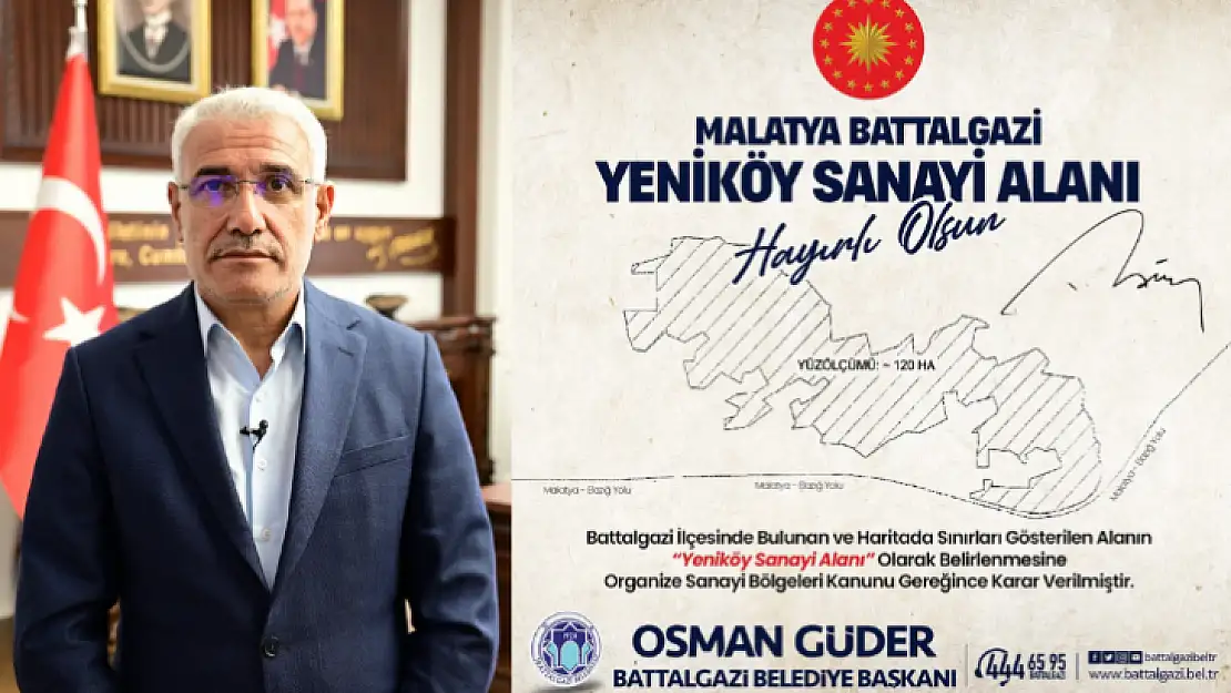 Başkan Güder'den Üçüncü Sanayi Alanı Teşekkürü