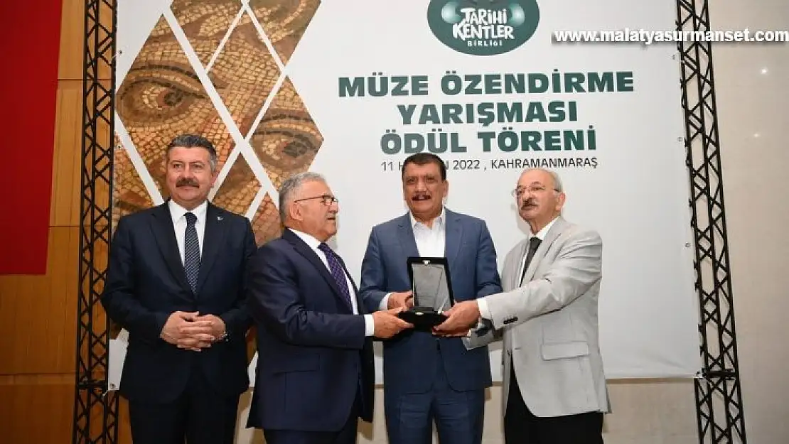 Başkan Gürkan'a Tarihi Kentler Birliği'nden jüri özel ödülü