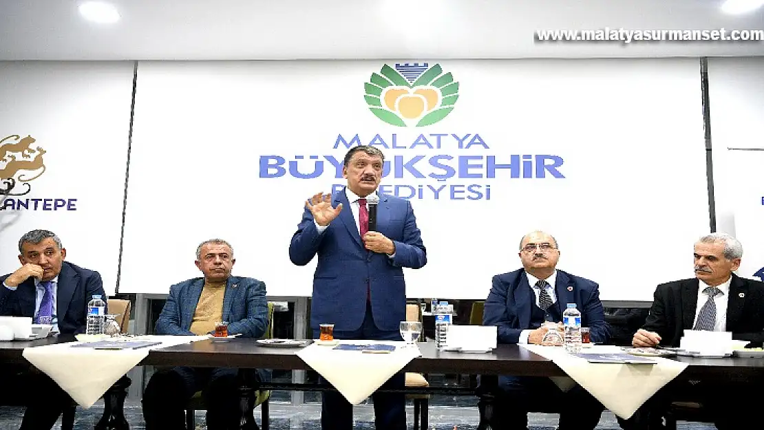 Başkan Gürkan, Battalgazi İlçesi Muhtarlarıyla Bir Araya Geldi