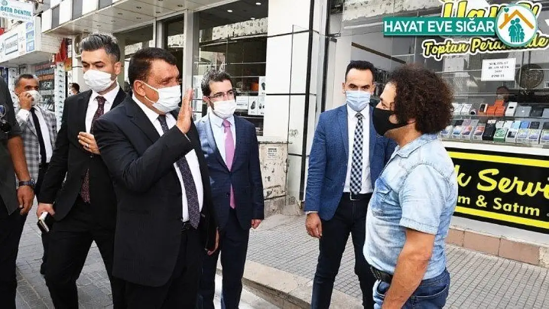 Başkan Gürkan'dan esnaf ziyareti