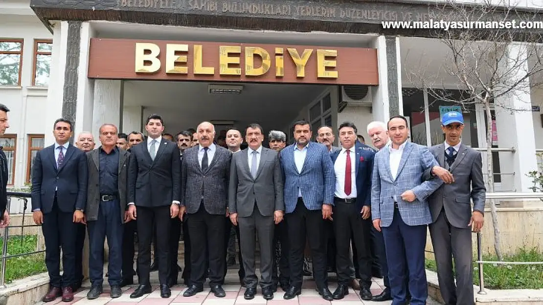 Başkan Gürkan, Doğanşehir'de temaslarda bulundu