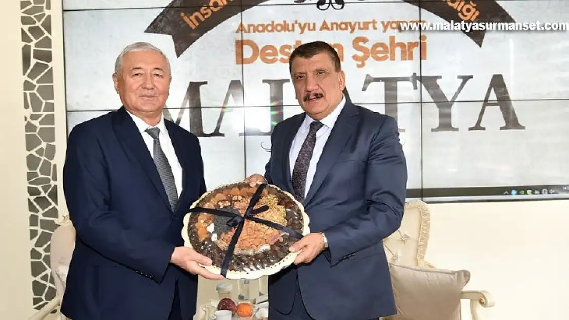 Başkan Gürkan, Kırgızistan heyetini kabul etti