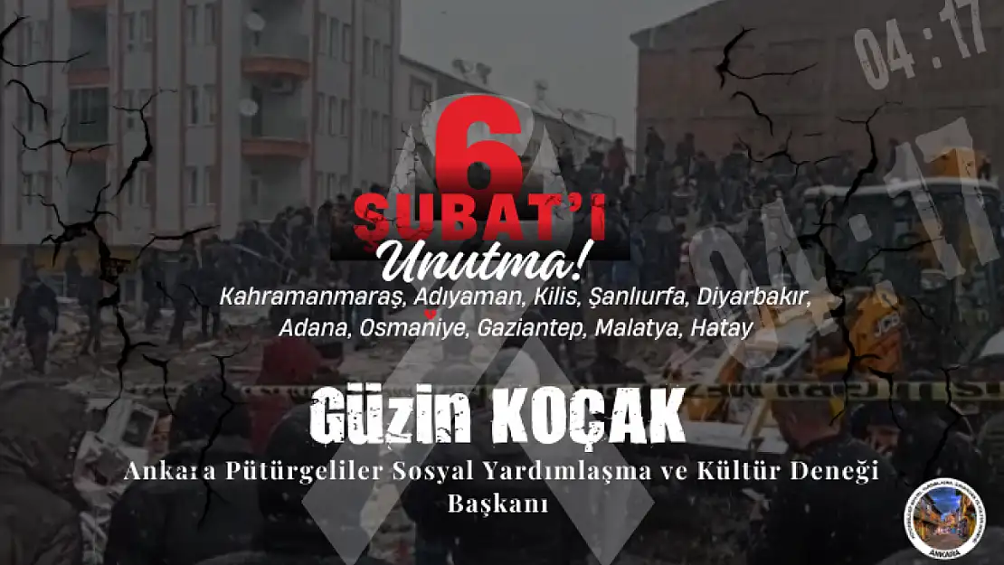 Başkan Güzin Koçak: 'Dayanışma Ruhunu Kaybetmemeliyiz'