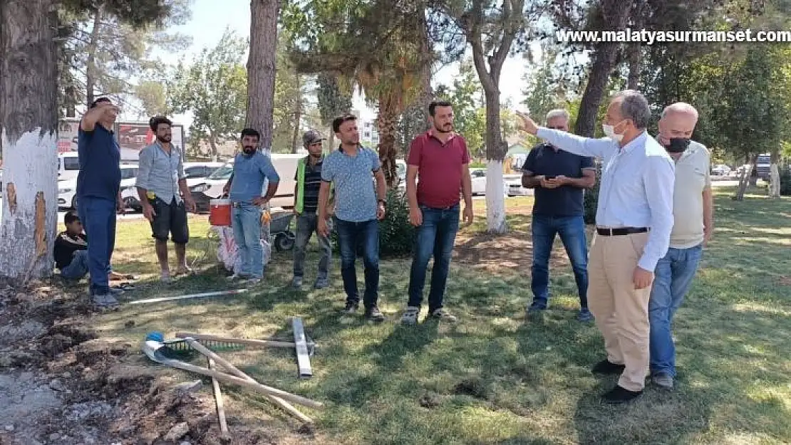 Başkan Kılınç, Atatürk Bulvarındaki çalışmaları inceledi