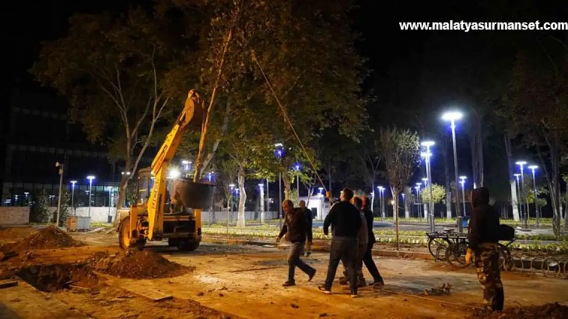 Başkan Kılınç, Demokrasi Parkındaki çalışmaları inceledi