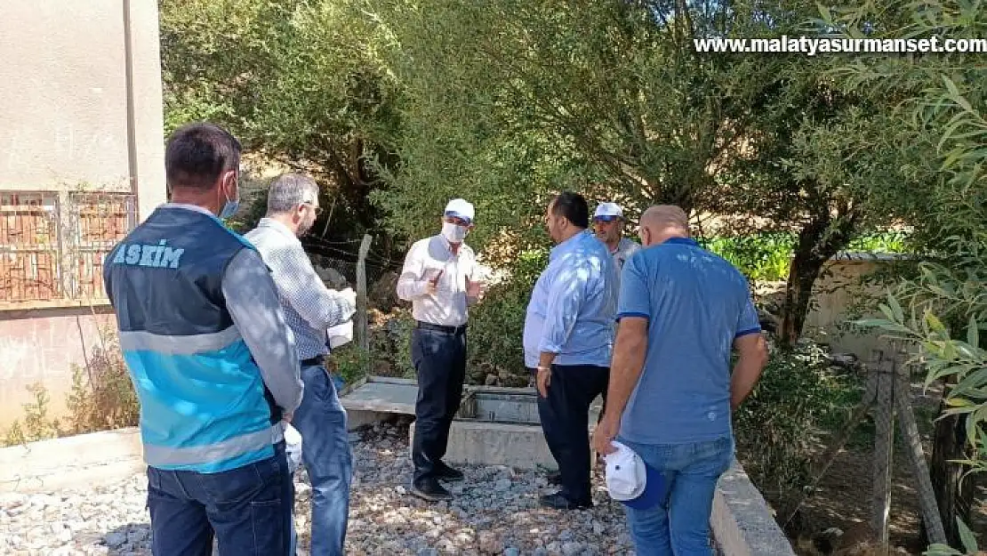 Başkan Kılınç su kaynaklarında incelemelerde bulundu