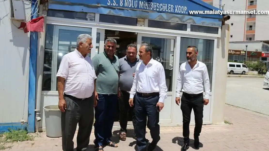 Başkan Kılınç, ziyaret minibüs kooperatifi şoförleriyle bir araya geldi